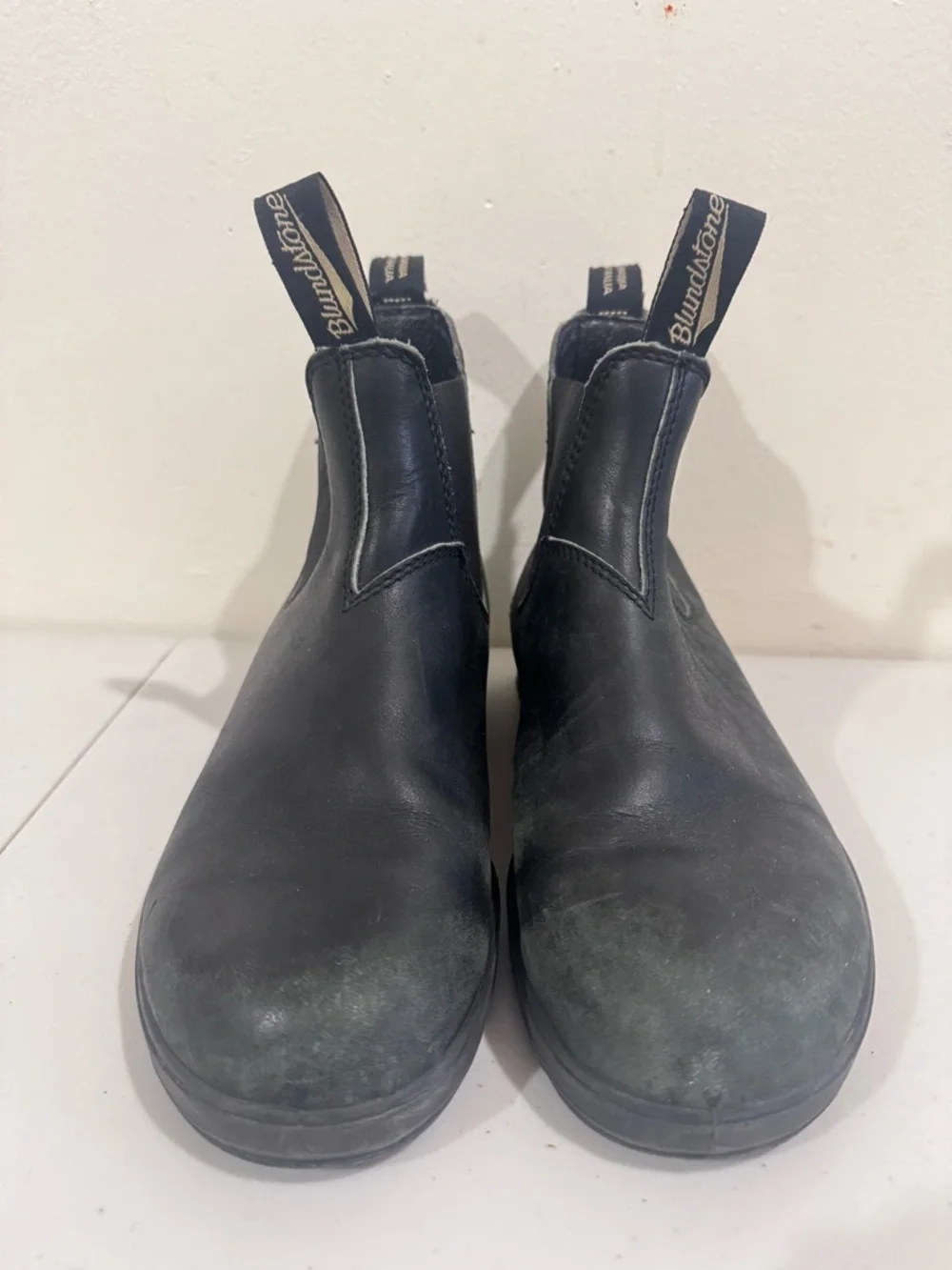 Blundstone Men's Black Chukka Boots - Pull-Tab Slip-On